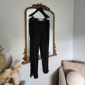 Twenty8Twelve Black Side Zip Black Pants